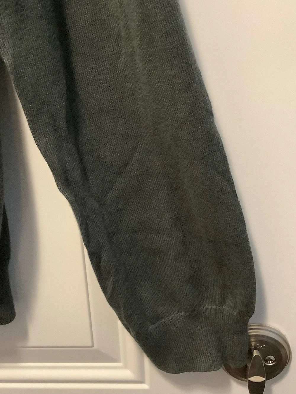 J. CREW | Lg Tall Cotton/Cashmere Gray Crewneck Sweater Lightweight Classic